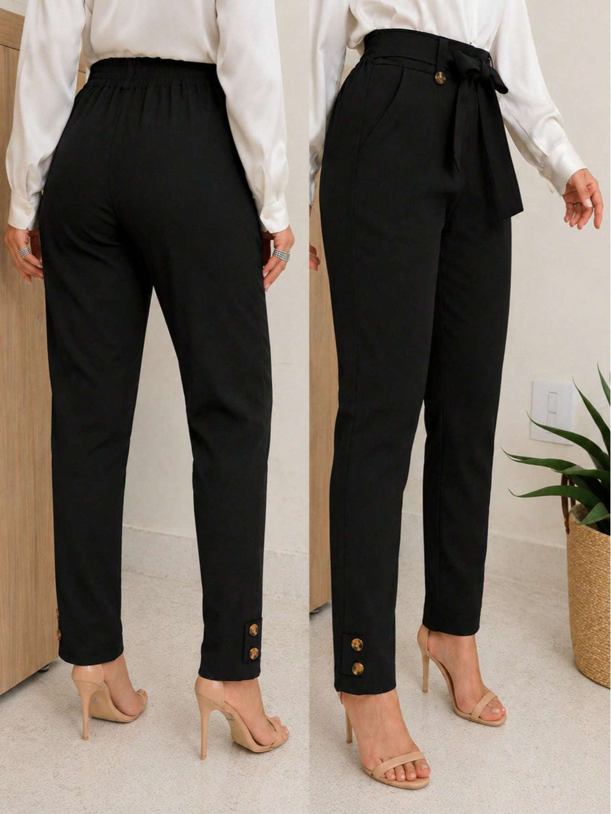 Calça Feminina Alfaiataria Cintura Alta – Doce Malícia