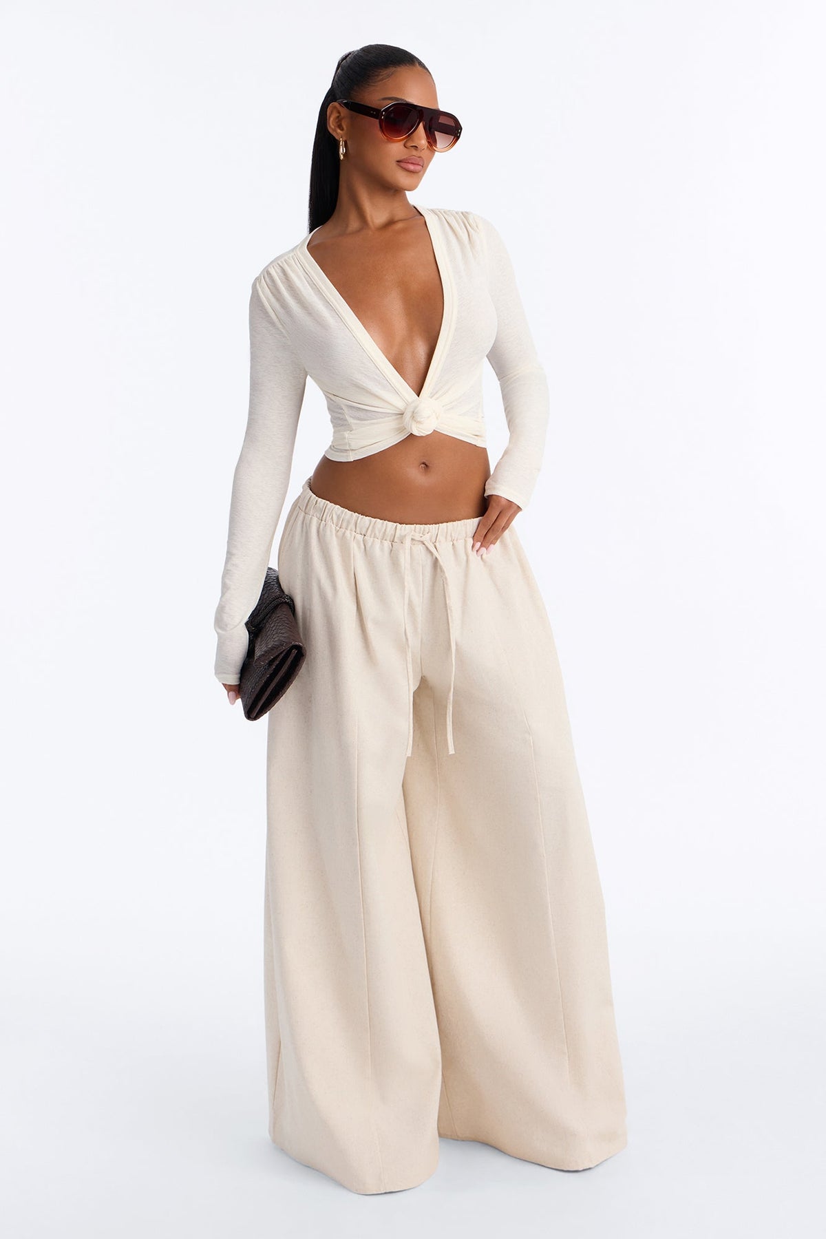 Calça Feminina Linho Pantalona – Doce Malícia