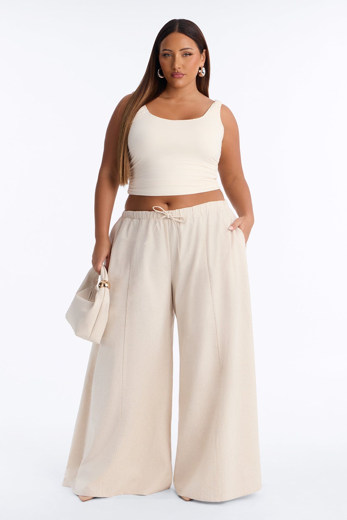 Calça Feminina Linho Pantalona – Doce Malícia