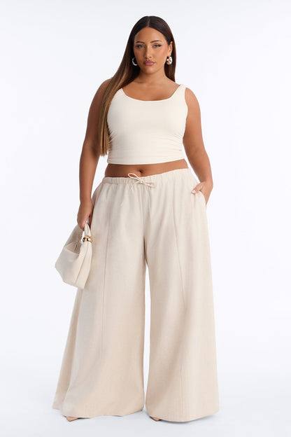 Calça Feminina Linho Pantalona – Doce Malícia