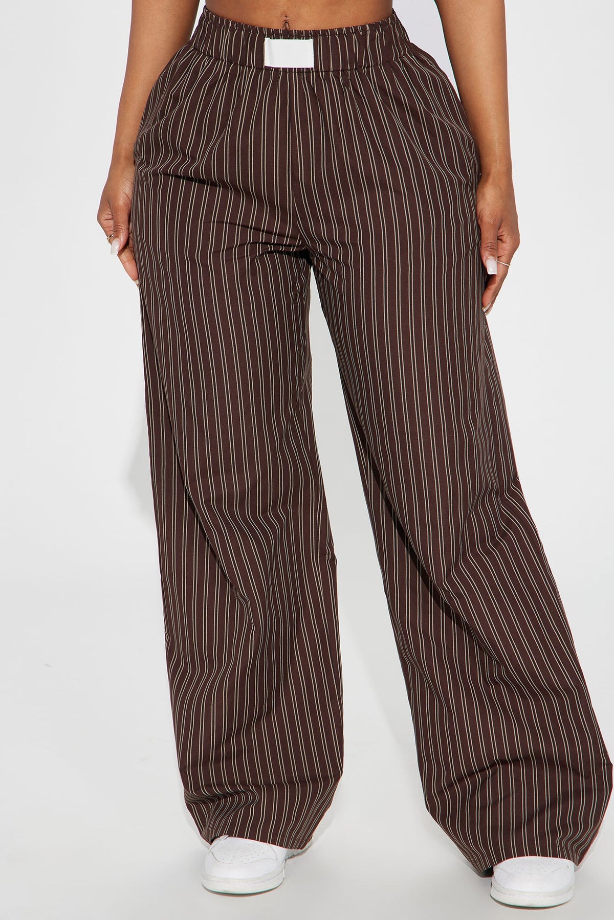 Calça Feminina Listrado Marrom – Doce Malícia