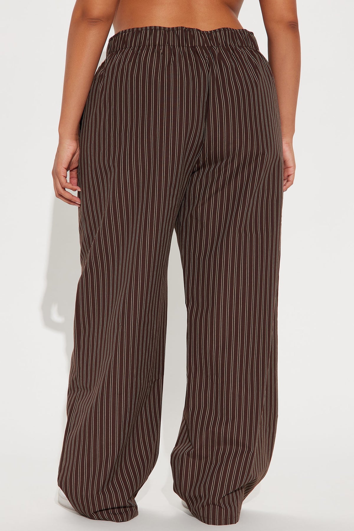 Calça Feminina Listrado Marrom – Doce Malícia