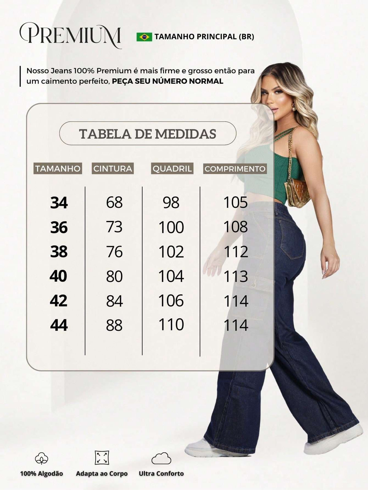 Calça Feminina Longo – Doce Malícia