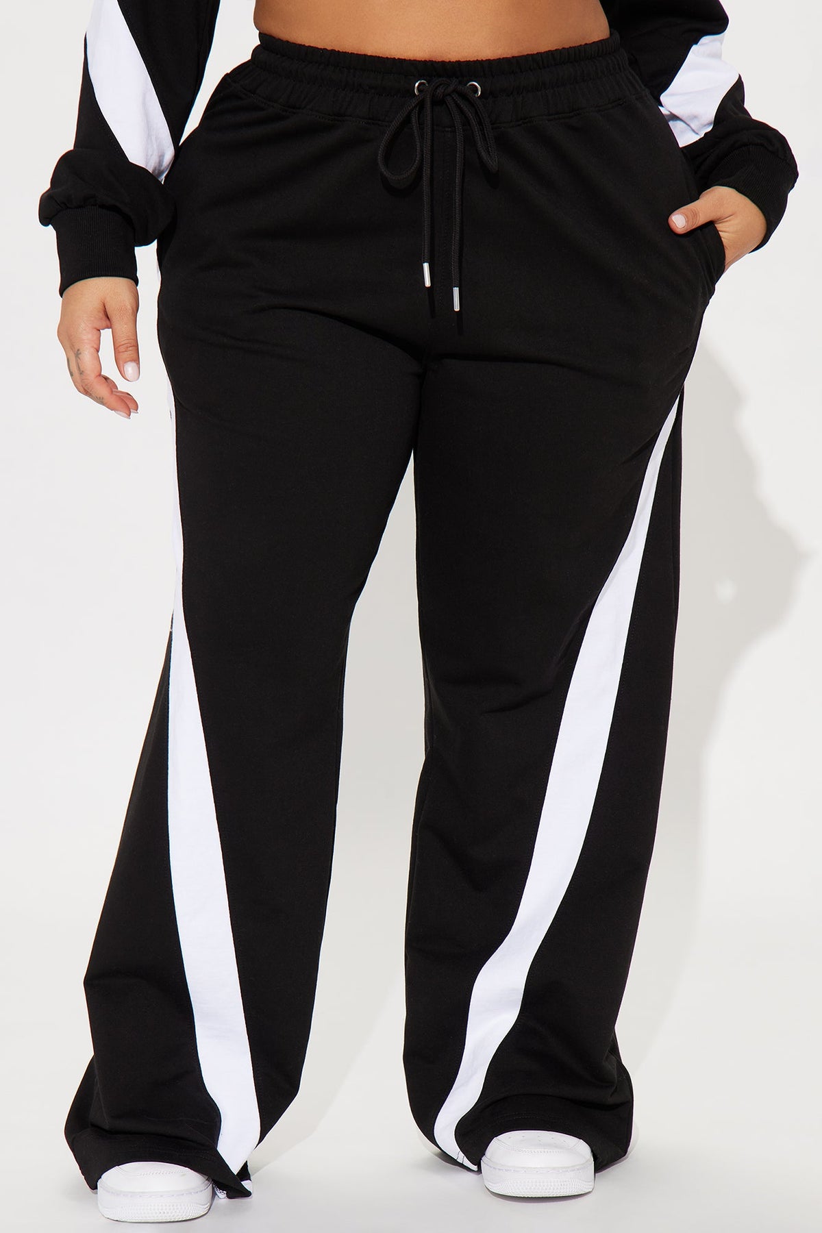 Calça Feminina Pantalona Canelado Branco – Doce Malícia