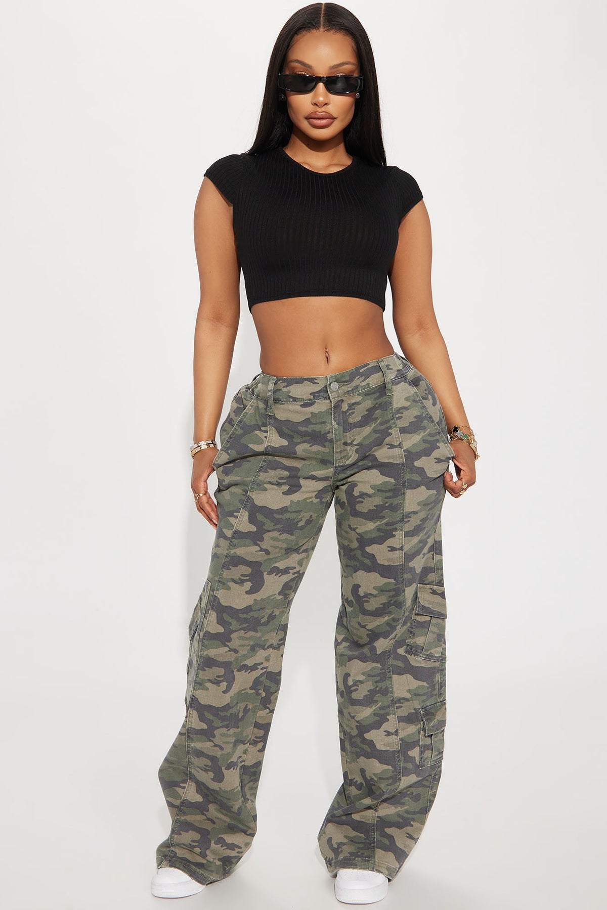 Calça Feminina Pantalona Cargo – Doce Malícia