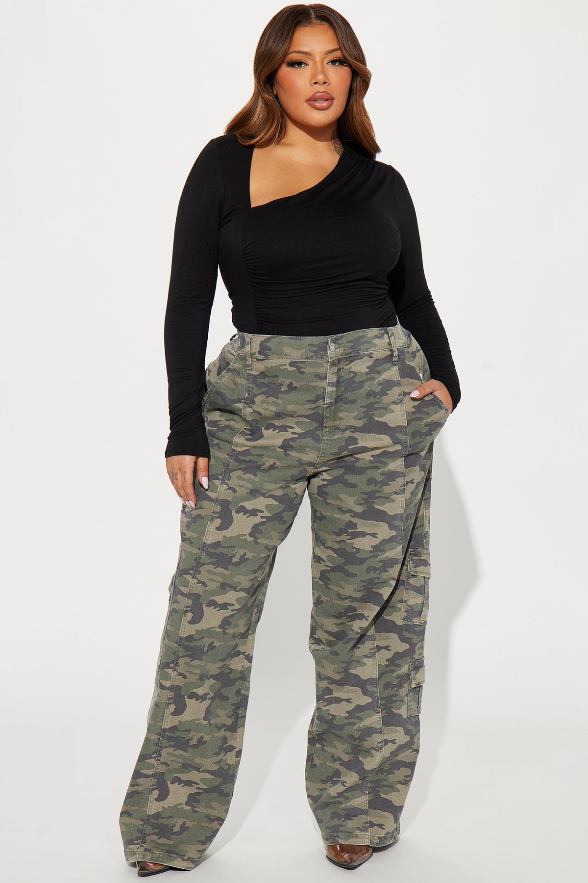 Calça Feminina Pantalona Cargo – Doce Malícia