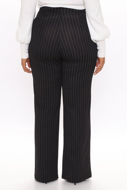 Calça Feminina Pantalona Cintura Alta Plissado Branco – Doce Malícia
