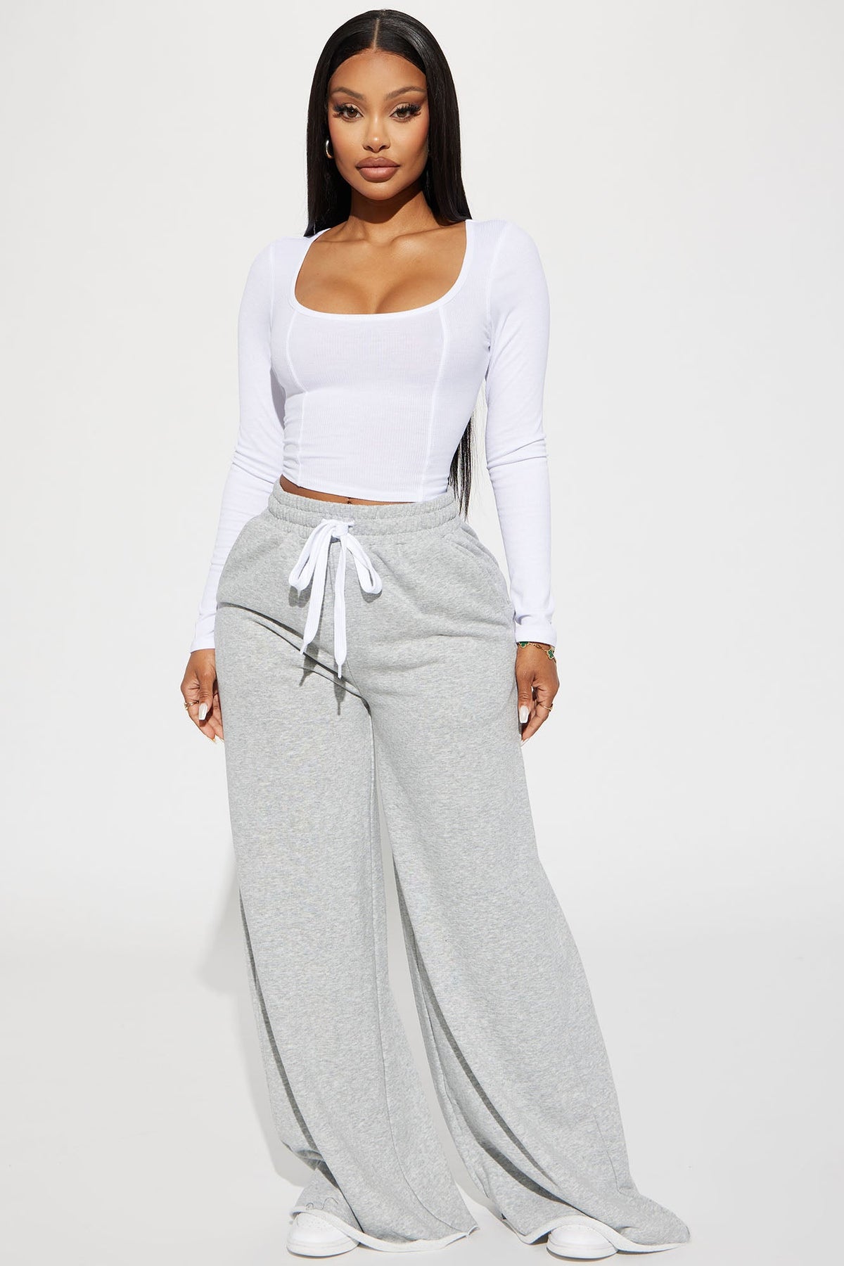 Calça Feminina Pantalona Cintura Alta Soltinho Preto – Doce Malícia