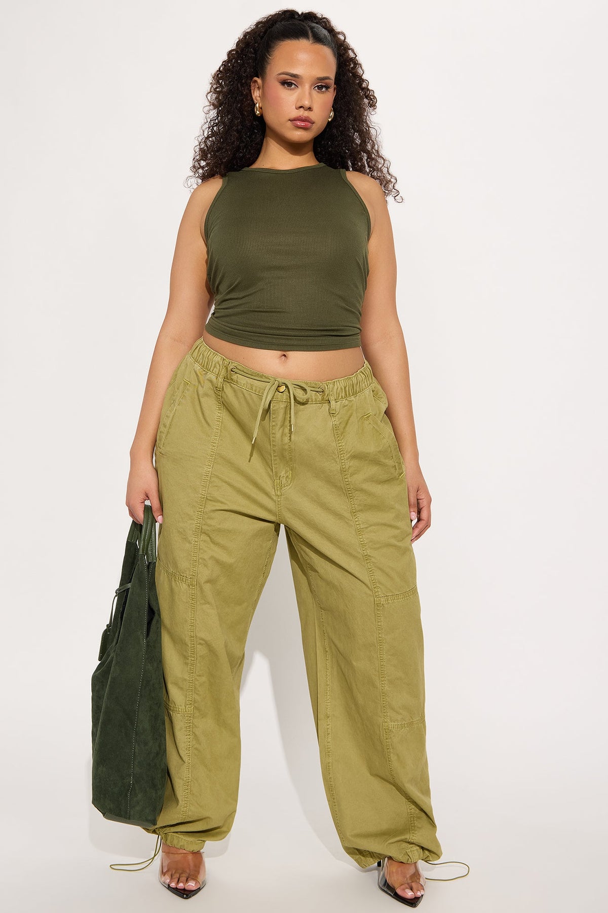 Calça Feminina Pantalona Cinza – Doce Malícia