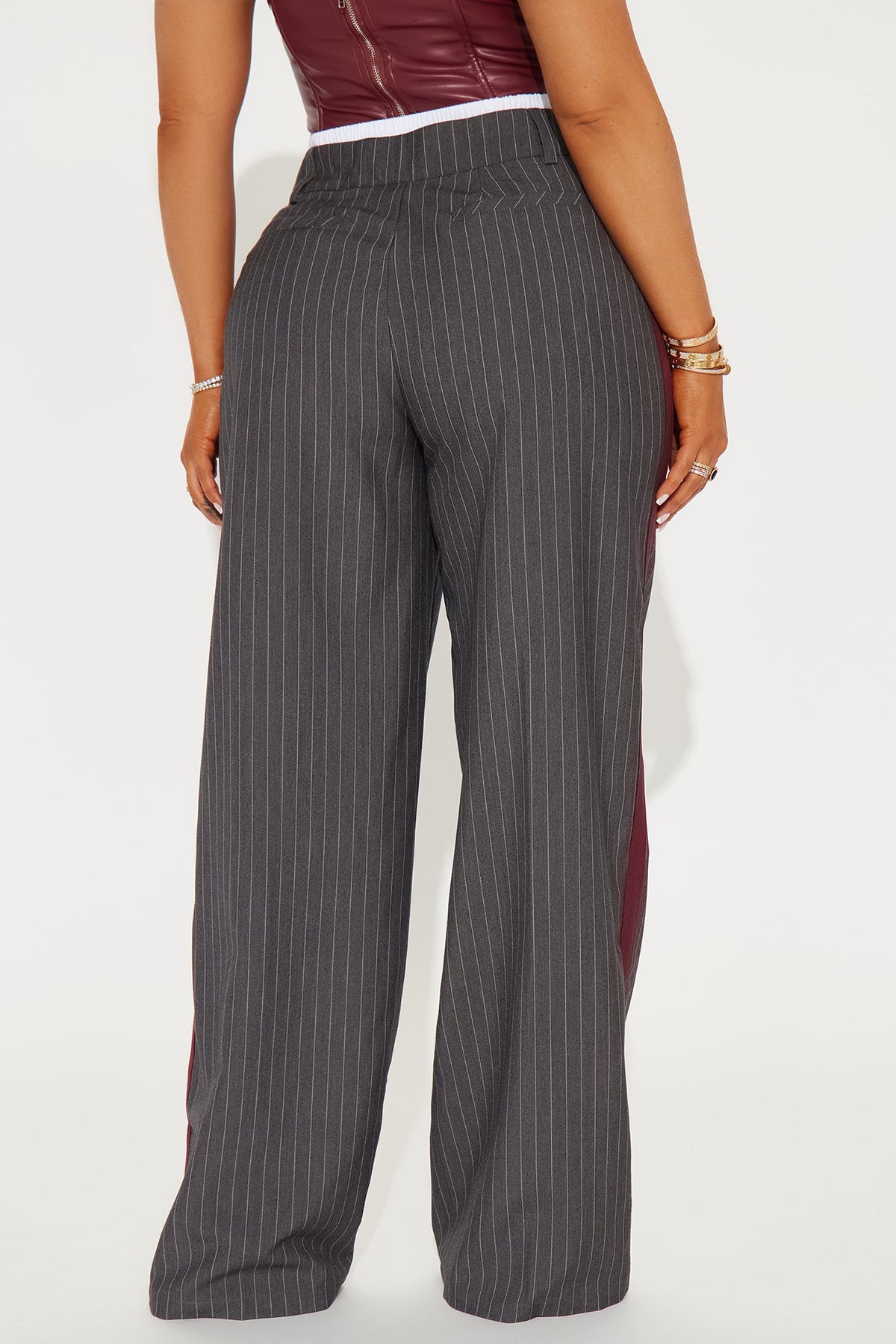 Calça Feminina Pantalona Listrado – Doce Malícia