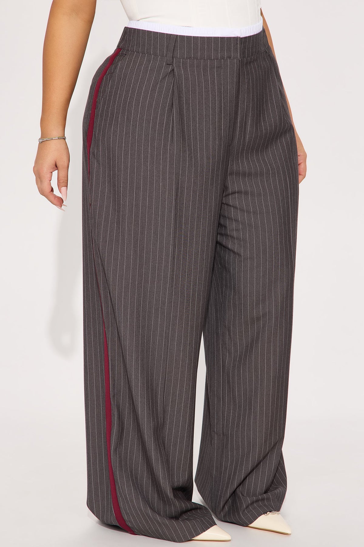 Calça Feminina Pantalona Listrado – Doce Malícia
