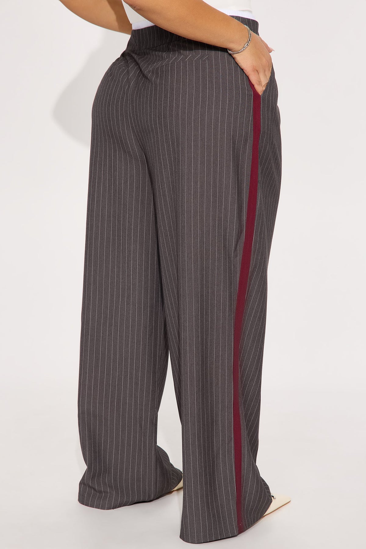 Calça Feminina Pantalona Listrado – Doce Malícia