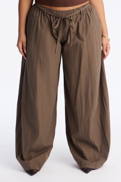 Calça Feminina Pantalona Marrom – Doce Malícia