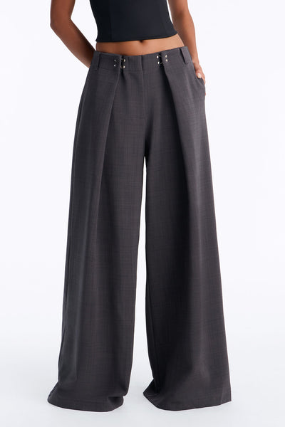 Calça Feminina Pantalona Plissado – Doce Malícia