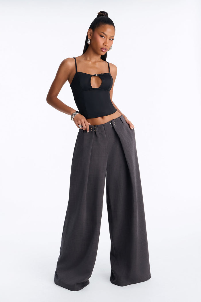 Calça Feminina Pantalona Plissado – Doce Malícia — Doce Malícia