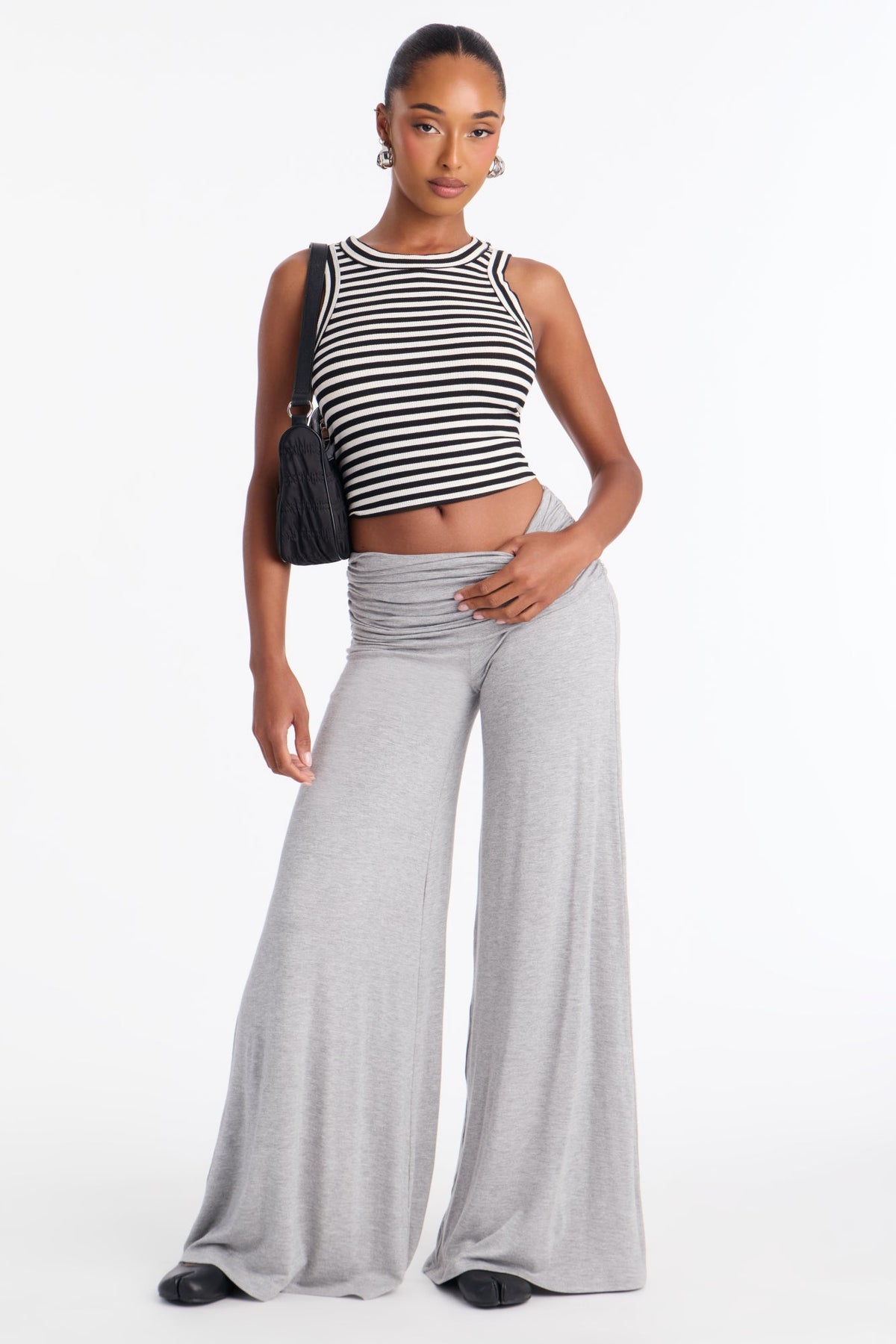 Calça Feminina Pantalona Preto – Doce Malícia