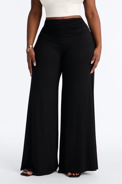 Calça Feminina Pantalona Preto – Doce Malícia