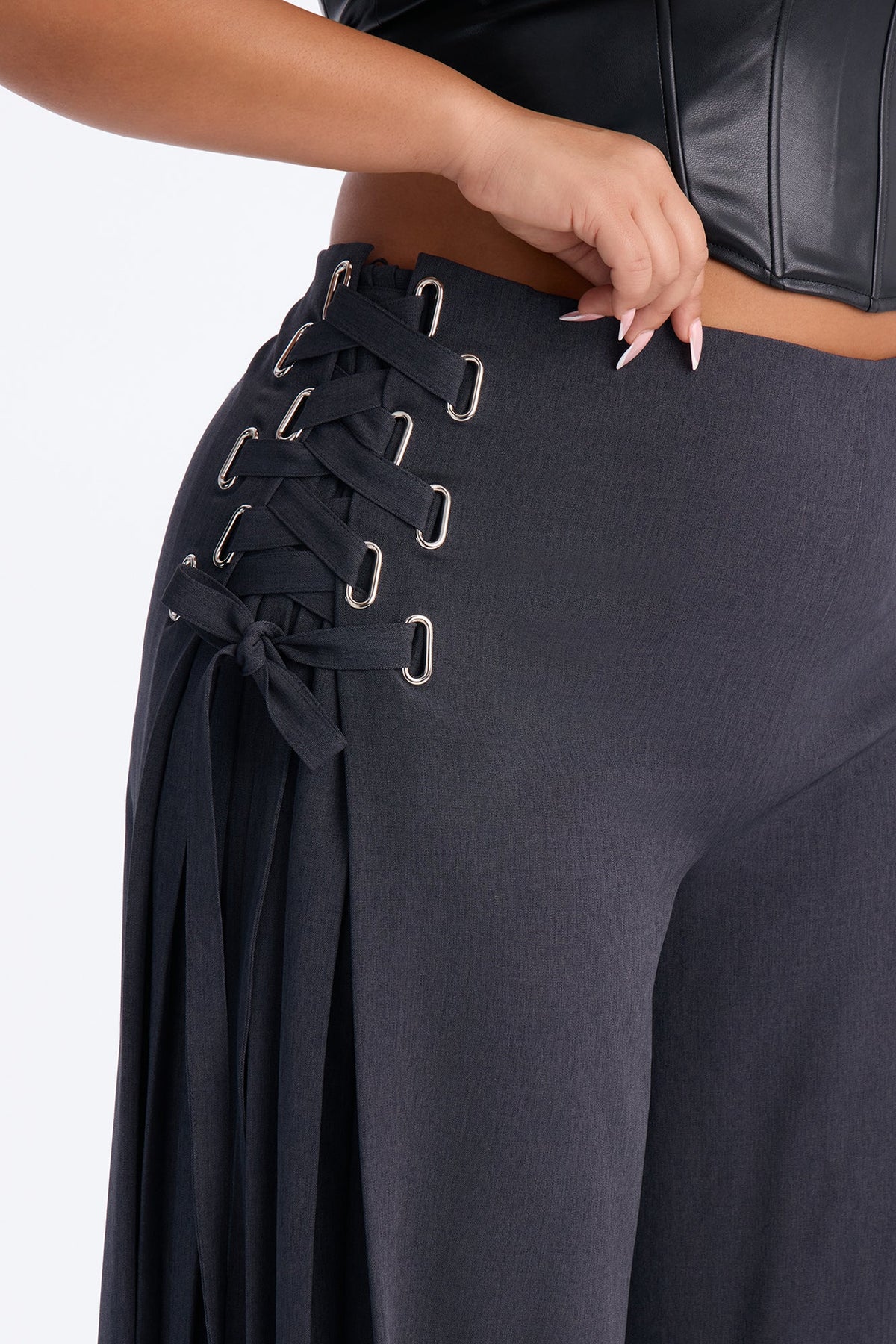 Calça Feminina Pantalona Renda Plissado – Doce Malícia