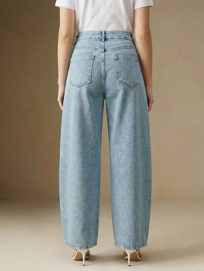 Calça Jeans Feminina Pérolas Azul Claro – Doce Malícia