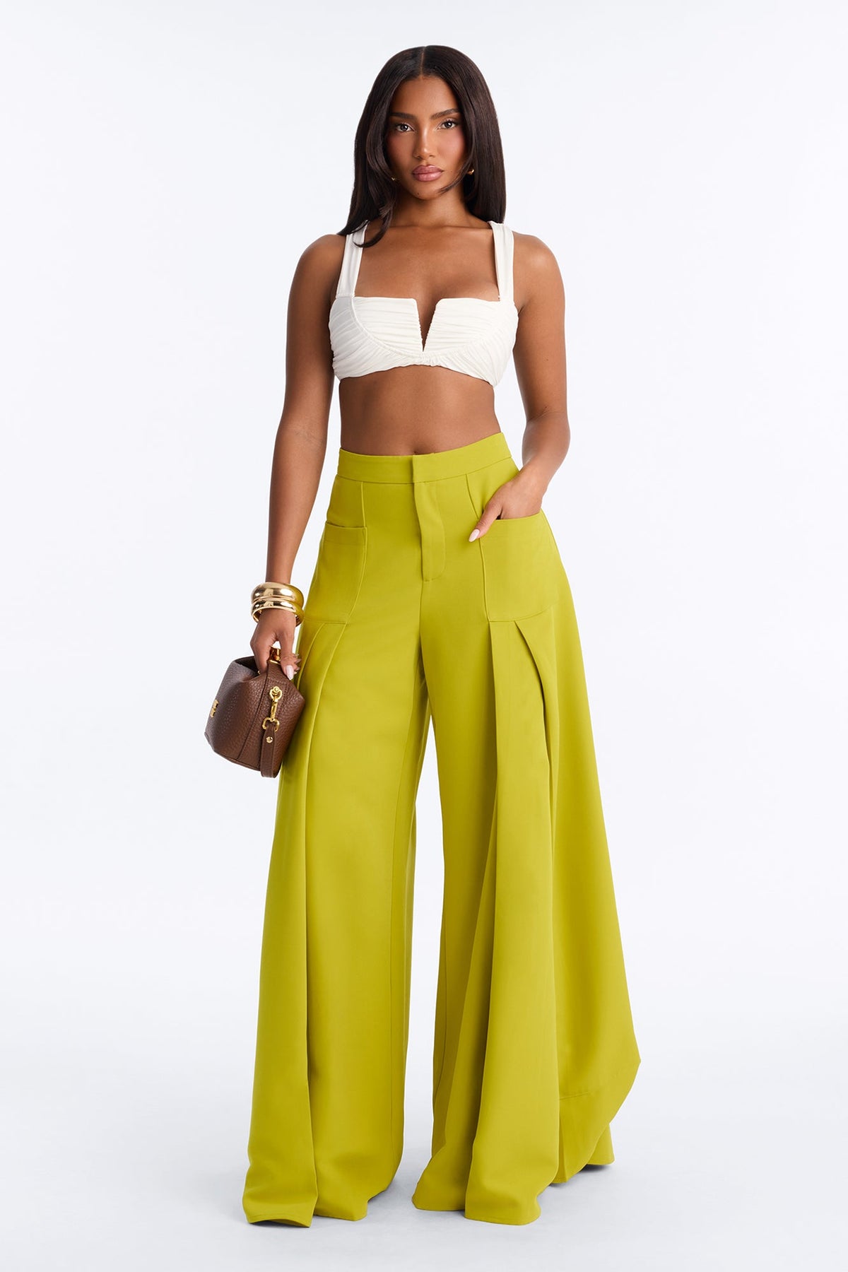 Calça Feminina Plissado Preto – Doce Malícia