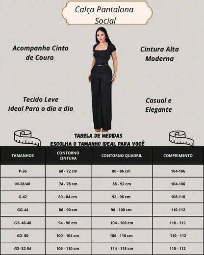 Calça Feminina Preto – Doce Malícia