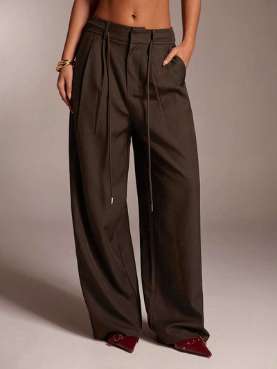 Calça Pantalona Cadarço Duplo – Doce Malícia