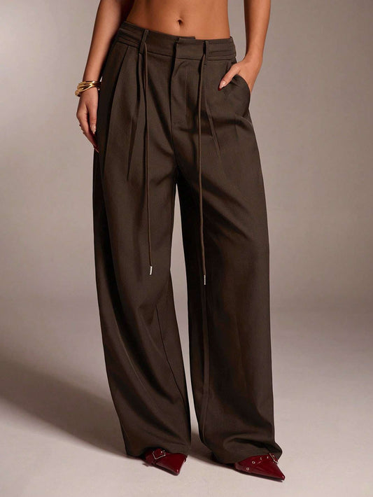 Calça Pantalona Cadarço Duplo – Doce Malícia