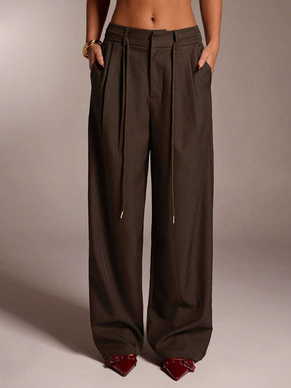 Calça Pantalona Cadarço Duplo – Doce Malícia