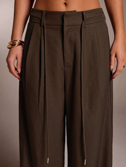 Calça Pantalona Cadarço Duplo – Doce Malícia