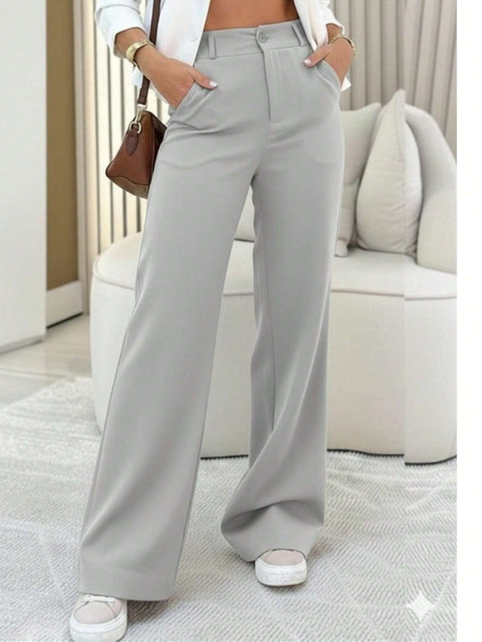 Calça Alfaiataria Reta Bolsos – Doce Malícia