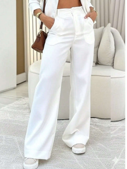 Calça Alfaiataria Reta Bolsos – Doce Malícia