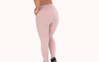 Calça legging básica rosa claro – Doce Malícia