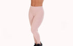 Calça legging básica rosa claro – Doce Malícia