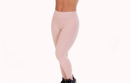 Calça Legging Básica Rosa Claro