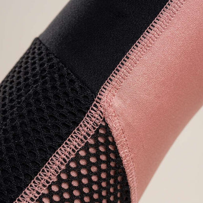 Calça Legging Fitness Feminina Cintura Alta com Silk e Recortes