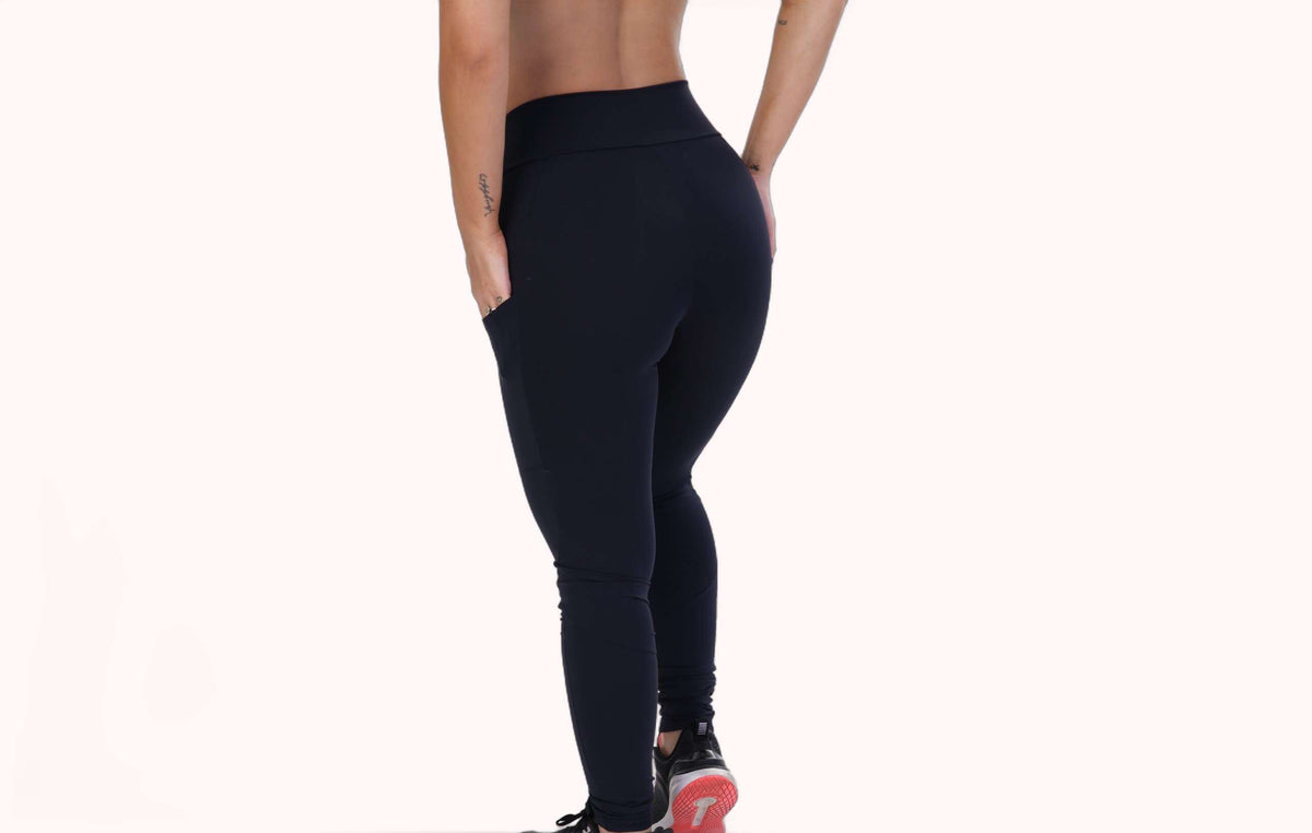 Calça legging longa com bolso – Doce Malícia