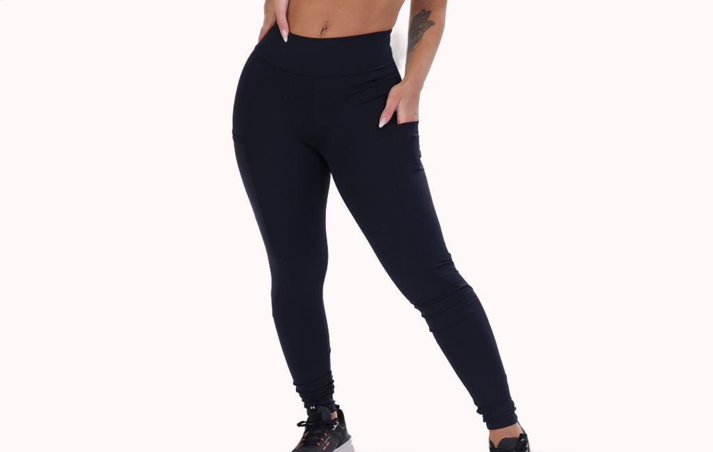 Calça legging longa com bolso – Doce Malícia