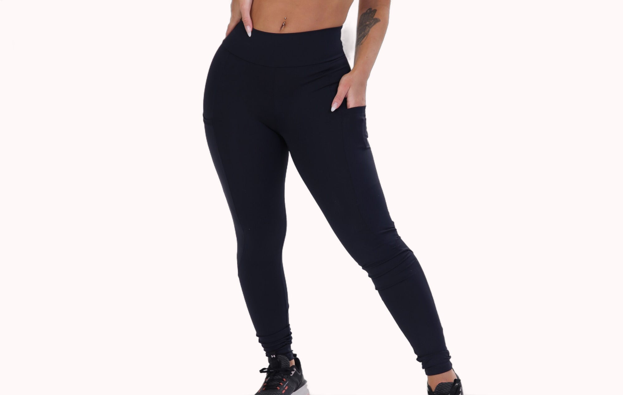 Calça legging longa com bolso – Doce Malícia