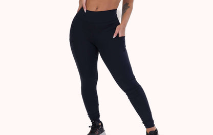 Calça legging longa com bolso – Doce Malícia