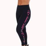 Calça Legging Preta com estampa “Beat the odds” – Doce Malícia