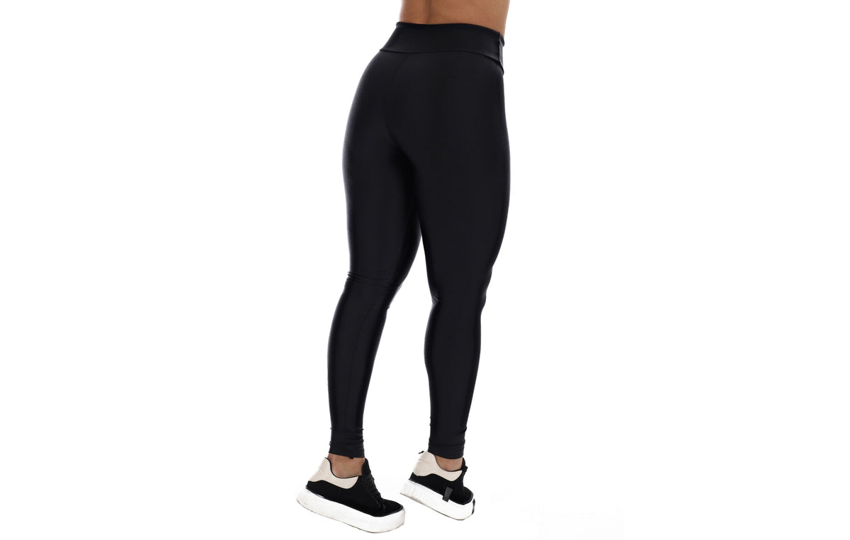 Calça legging preta com laço em Preto – Doce Malícia
