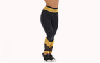 Calça legging com detalhes dourados – Doce Malícia
