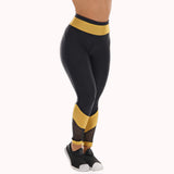 Calça legging com detalhes dourados – Doce Malícia
