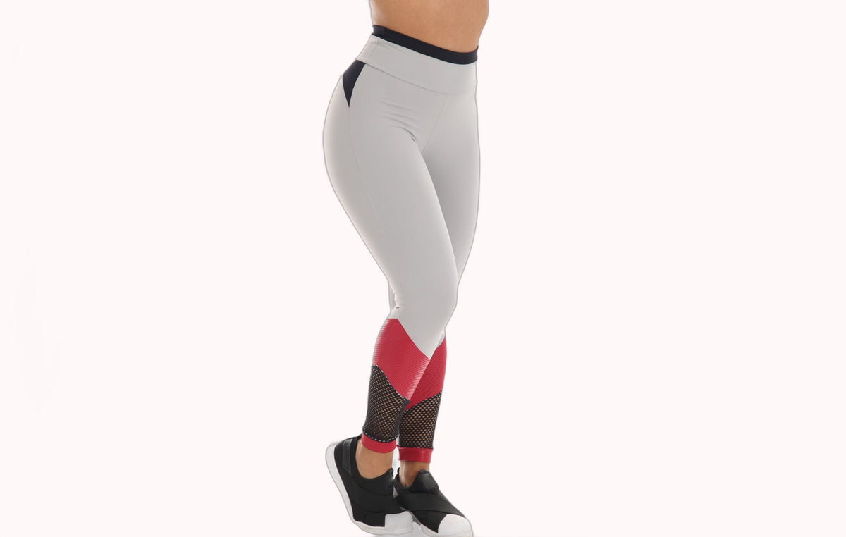 Calça Legging com Cirrê Texturizado