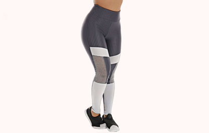 Calça Legging cinza com brilho – Doce Malícia