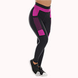 Calça legging com bolso roxo – Doce Malícia