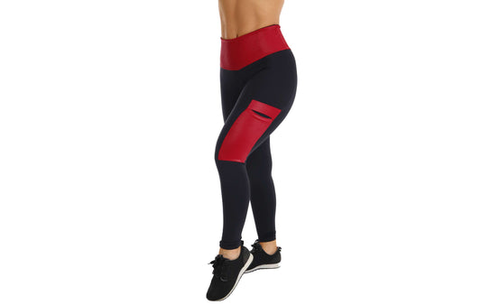 Calça Legging com Cós em em Preto – Doce Malícia