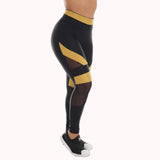 Calça legging com detalhe em dourado – Doce Malícia