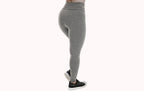 Calça legging mesclada com cós alto – Doce Malícia