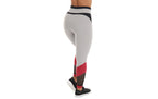 Calça Legging com Cirrê Texturizado em cinza – Doce Malícia